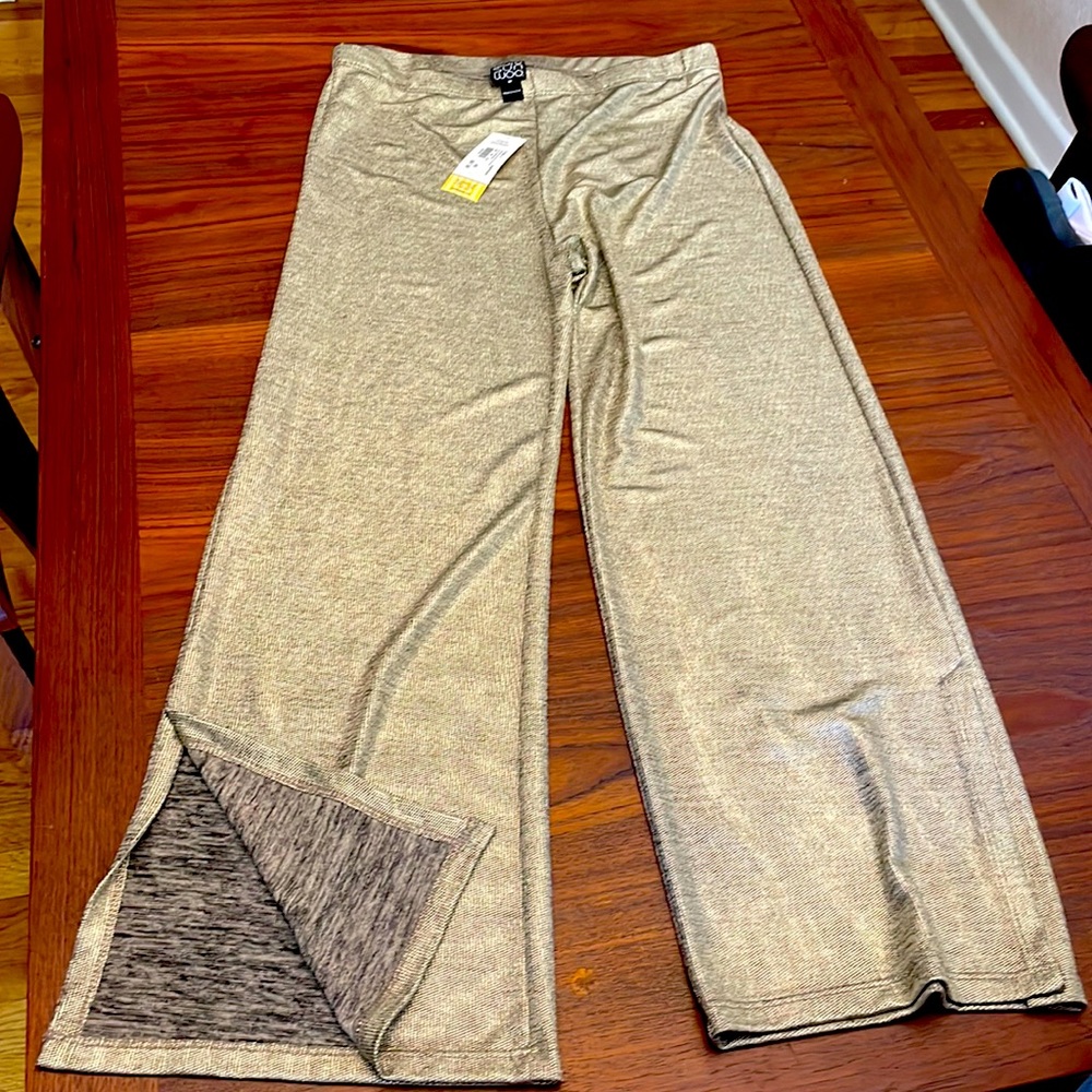 Gold dress pants